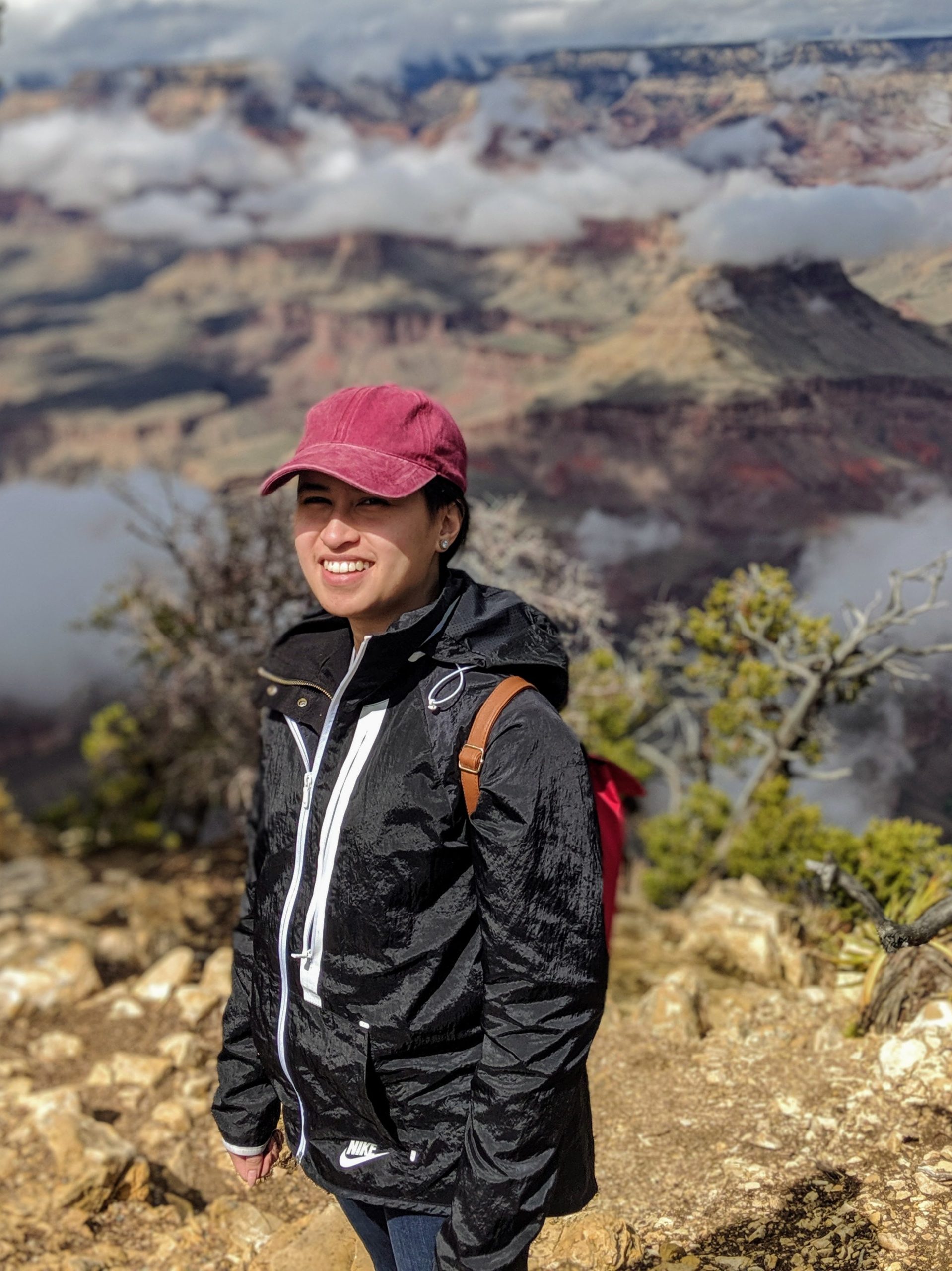 Image of me at the Grand Canyon - Enjoying nature is a great way to start living sustainably.